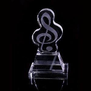 Crystal Note Trophy Crystal Trophy Award (JD-JB-003)